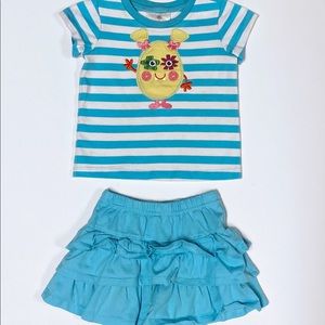 Hanna Andersson Tee & Skort - 80 (18/24m)
